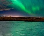 冰岛拍摄的壮观北极光现象